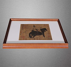 汉南书画装裱配框服务案例